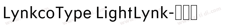 LynkcoType LightLynk字体转换